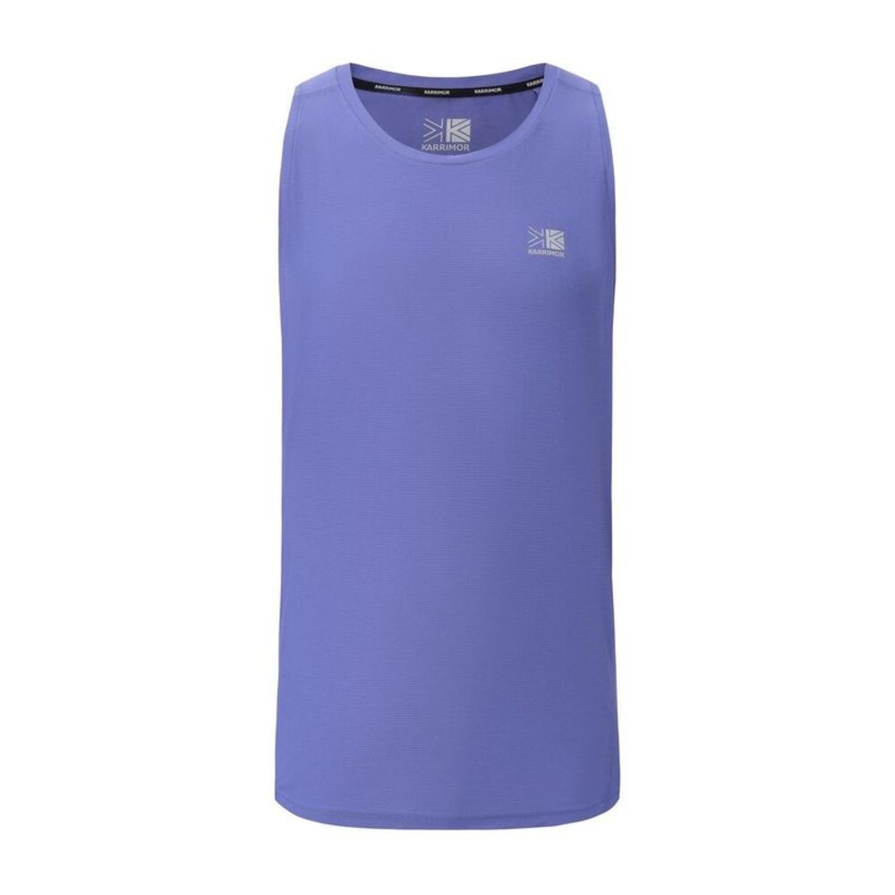 Karrimor Mens Logo Running Tank Top / Bold Blue